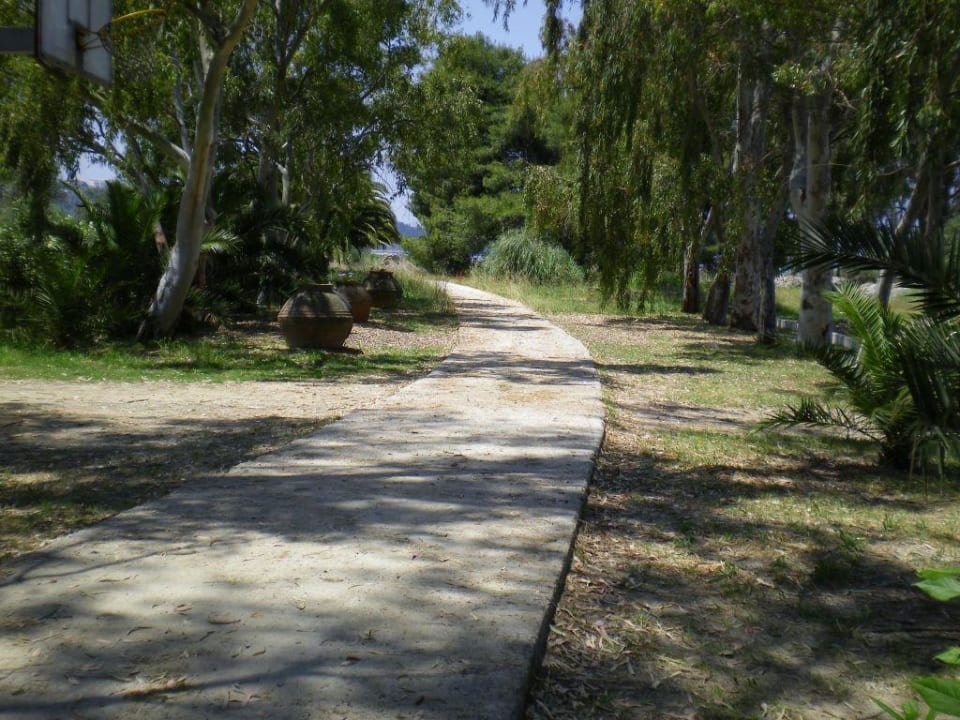 Außenanlage Kerkyra Blue Hotel N' Spa