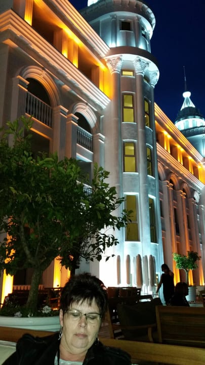 Terrasse am Abend Side Royal Palace Hotel & Spa