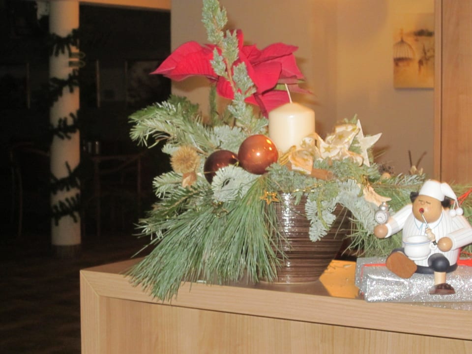 An der Rezeption Hotel Andreas