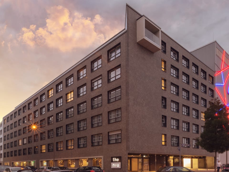 Außenansicht Holiday Inn – the niu, Coin Frankfurt Ostend