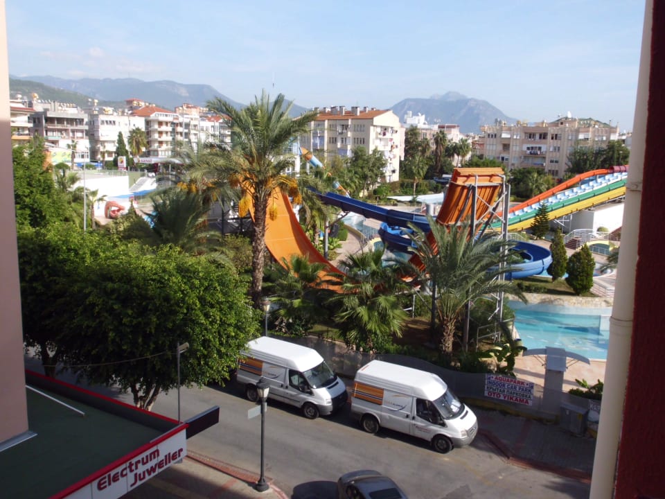 Ausblick Landseite Nov 14 Hotel Aslan City Kleopatra