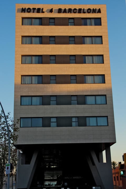 Abendsonne aufs Hotel Hotel 4 Barcelona