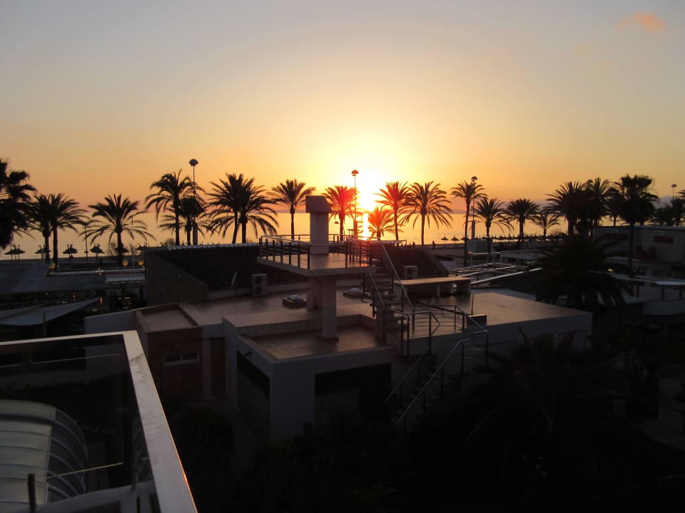 Sonnenuntergang vom Balkon 139 Hotel Playa Golf