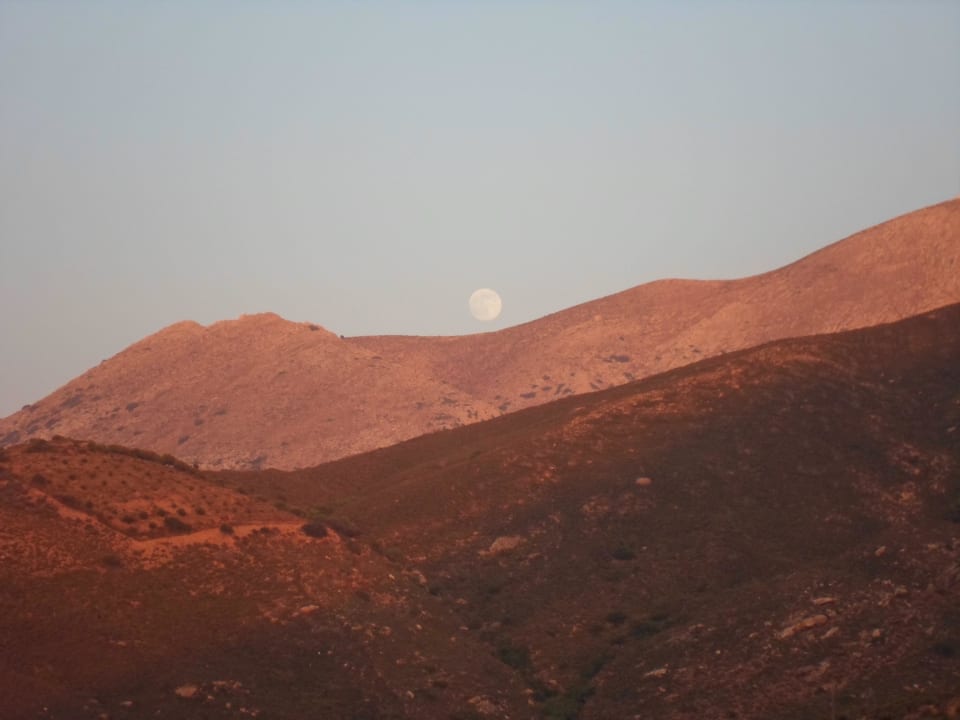 Full moon seen from The Plazza Fodele Beach & Water Park Holiday Resort