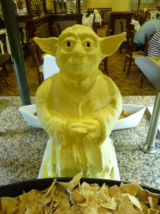 Figur aus Butter Hotel Riu Tequila