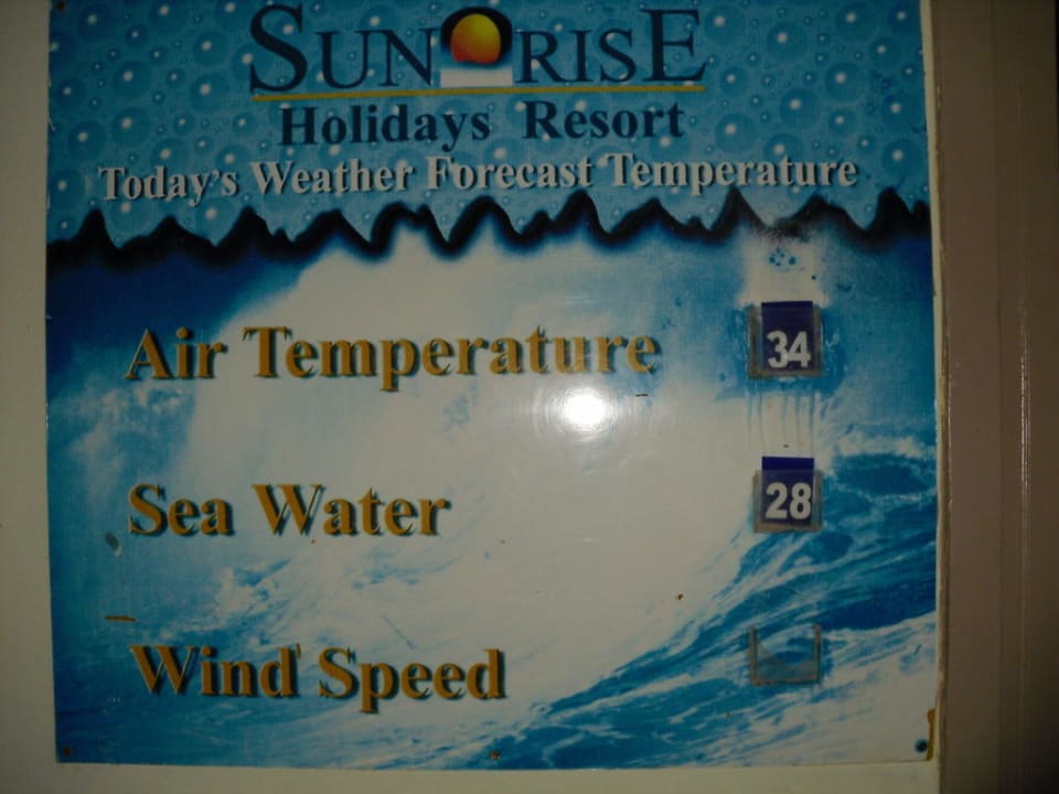 Temperatur SUNRISE Holidays Resort (Adults Only)
