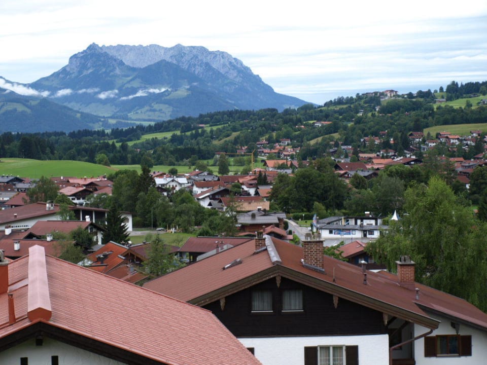 Blick über Reit im Winkl zum Wilden Kaiser Ferienwohnungen Neumaier F