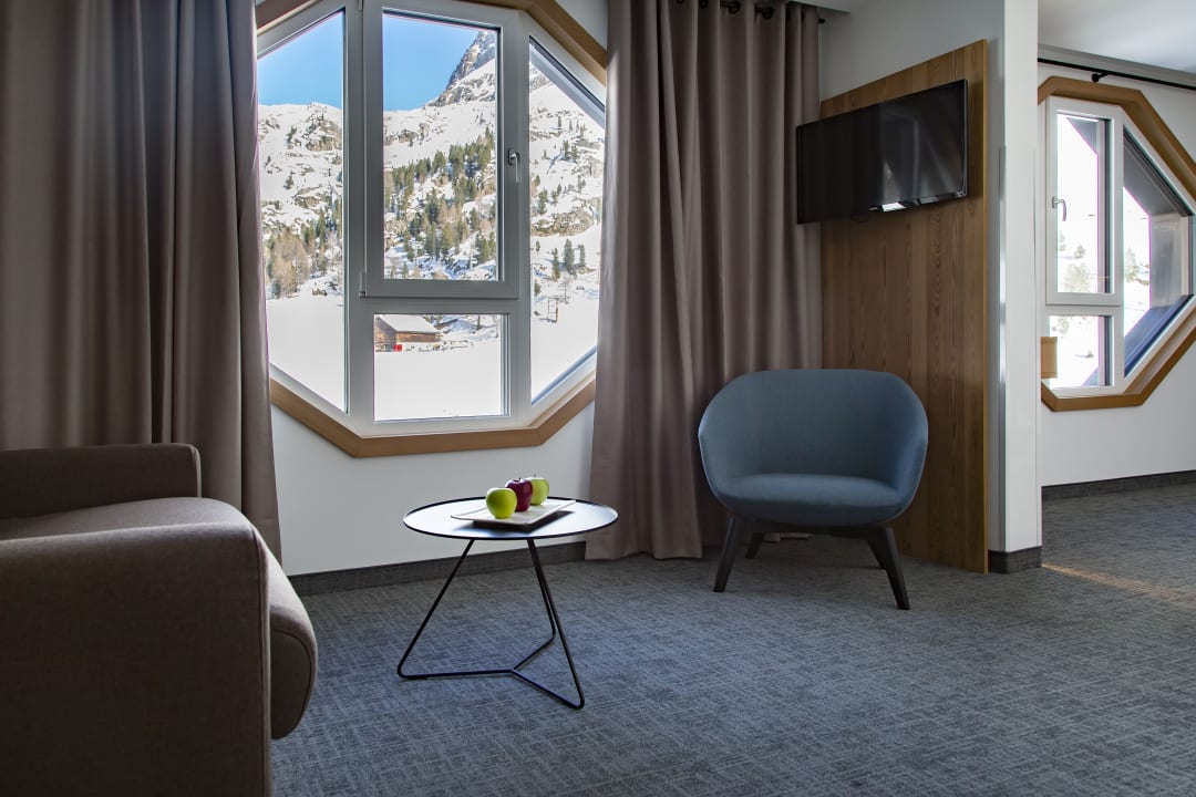 Zimmer Blu Hotel Senales: Zirm-Cristal