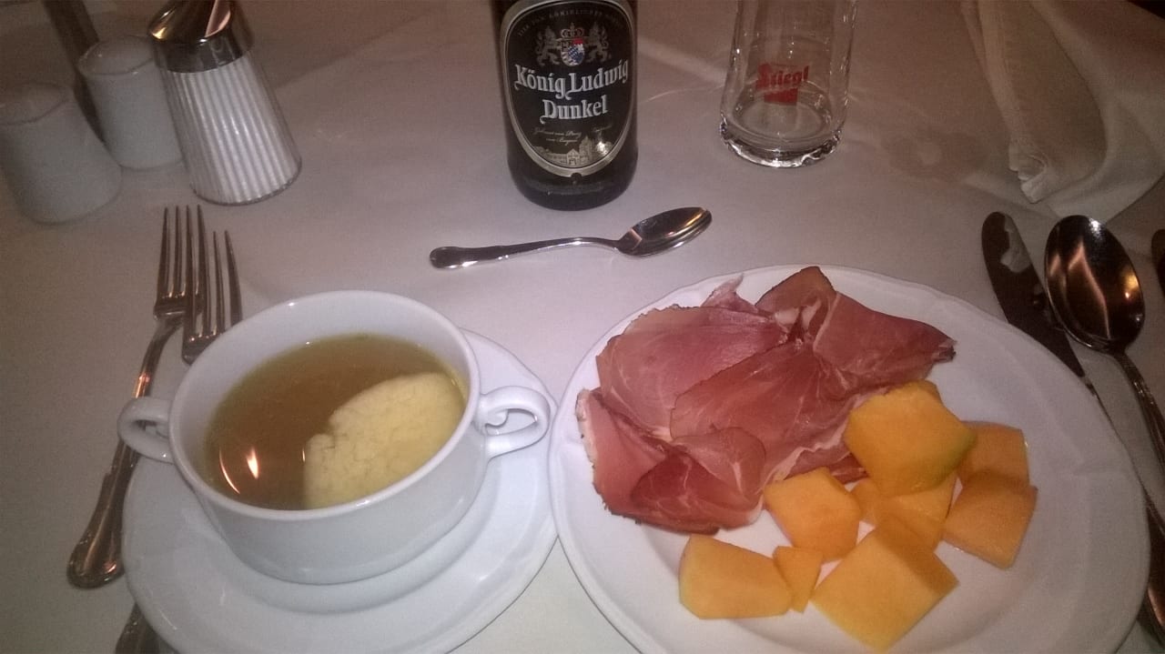 Teil des Abendmenüs Hotel zum Hirschen