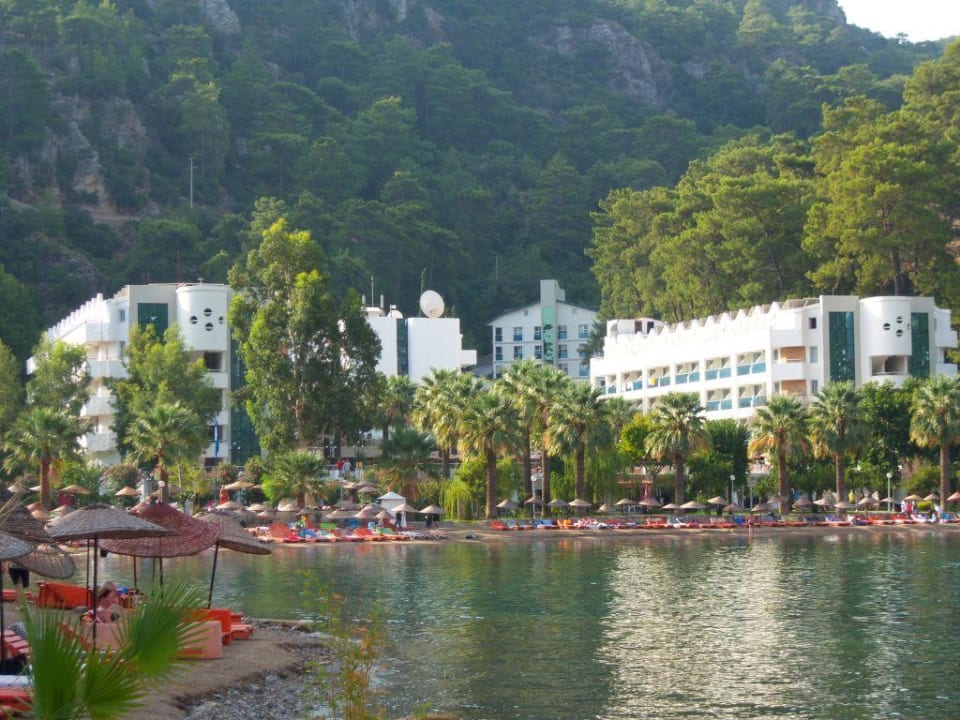 Hotel vom Strand aus gesehen Turunc Resort Hotel