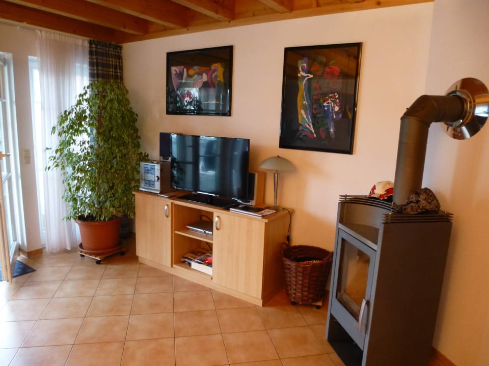 Wohnzimmer Hafendorf Rheinsberg Ferienhaus Merker S 16