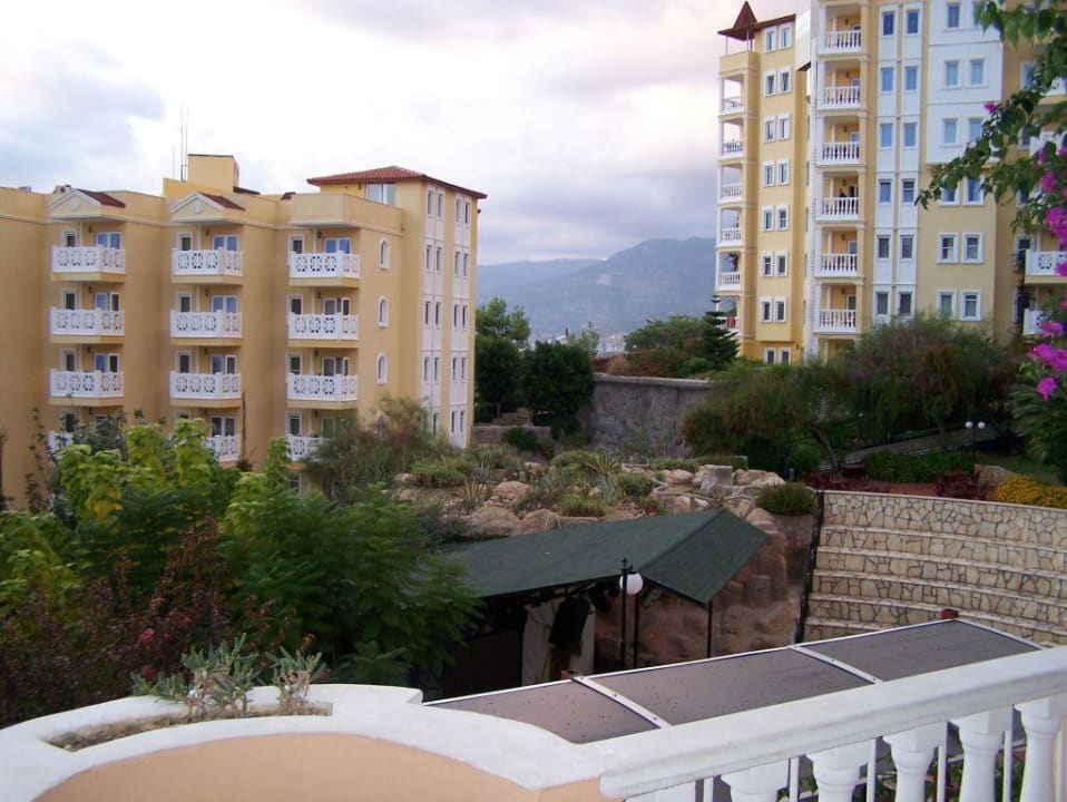 Blick vom Balkon auf das Aphietheater Hotel Club Paradiso
