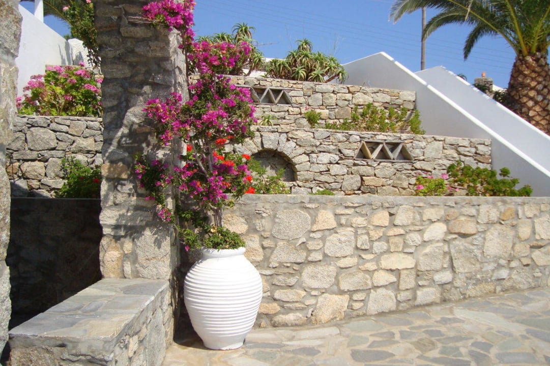 Aussenbereich Hotel Manoulas Beach