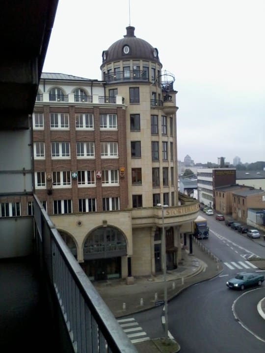 Blick vom Balkon Apartment-Hotel Hamburg Mitte