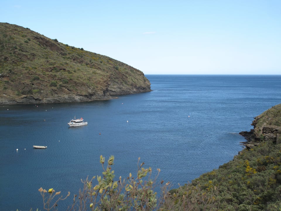 Blick auf die Bucht Hotel Cala Joncols