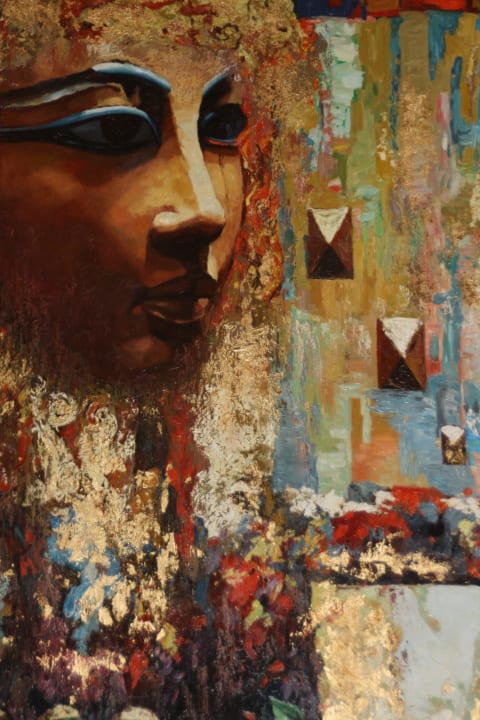 Schilderij in lobby. Stella Garden Resort & Spa, Makadi Bay