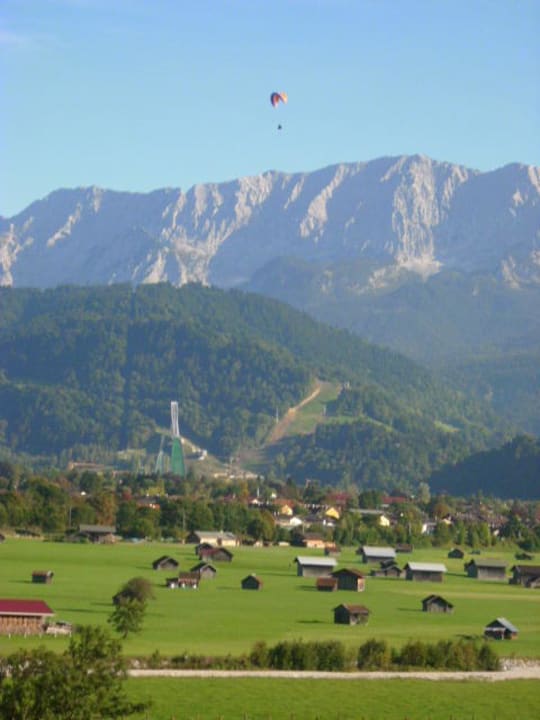 Ausblick vom Balkon Grand Hotel Sonnenbichl