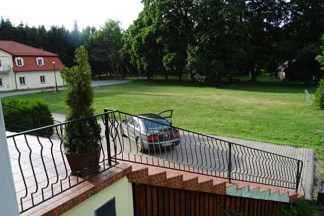 Blick in die Anlage Hotel Ksiezycowy Dworek