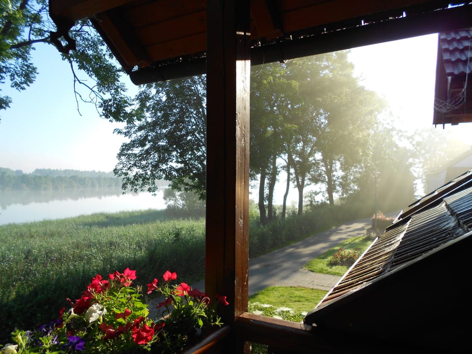 Guten Morgen Blick vom Balkon aus 2012 Pension Salzingerhof