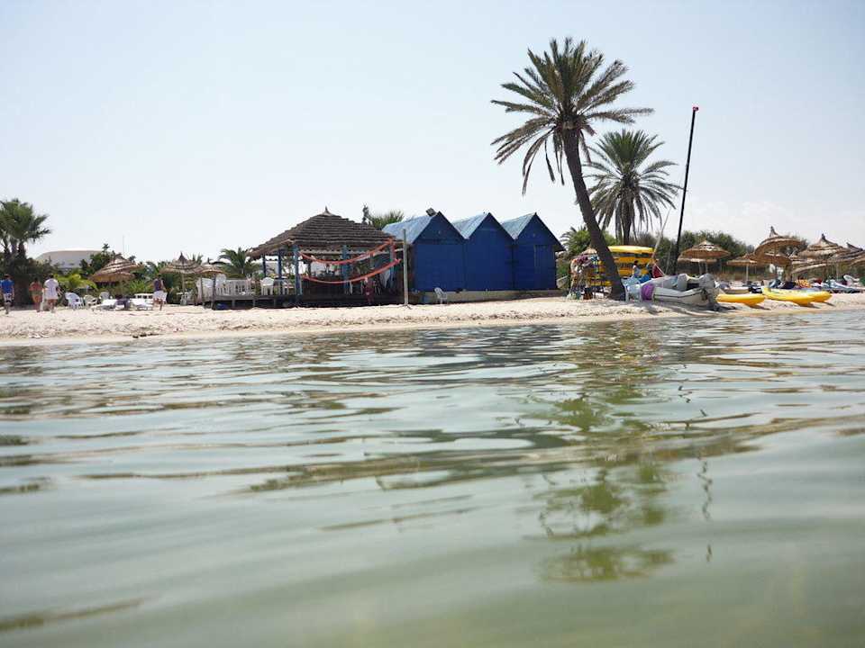 Strand vom Meer aus Eden Club