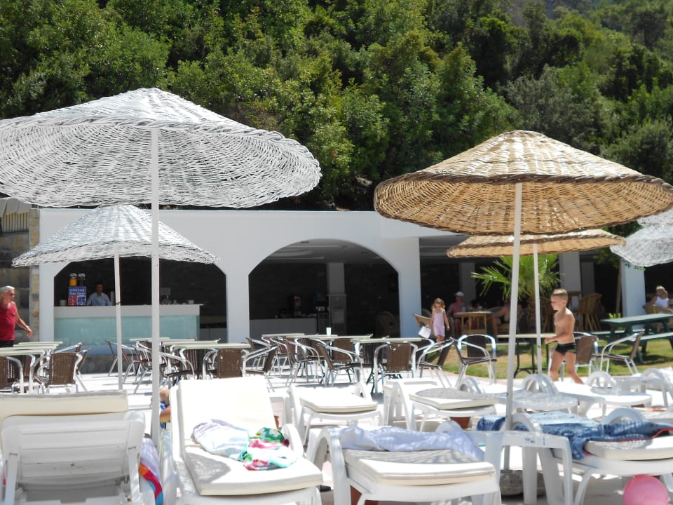 Bar bij boven zwembad Mirage World Hotel Marmaris