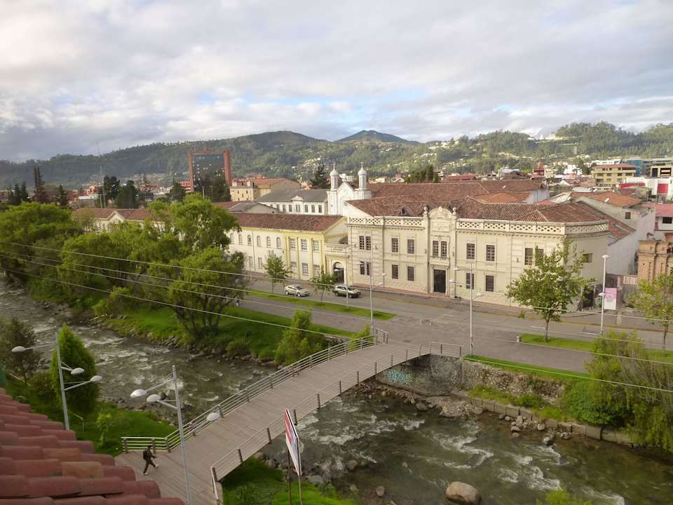 Blick aus unserem Hotelzimmer Hotel Crespo