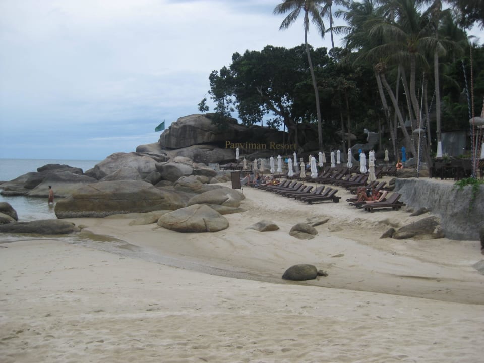 Strand vor dem Hotel Panviman Resort Koh Phangan