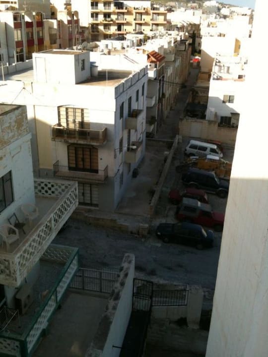 Ausblick in Hinterhof db San Antonio Hotel + Spa