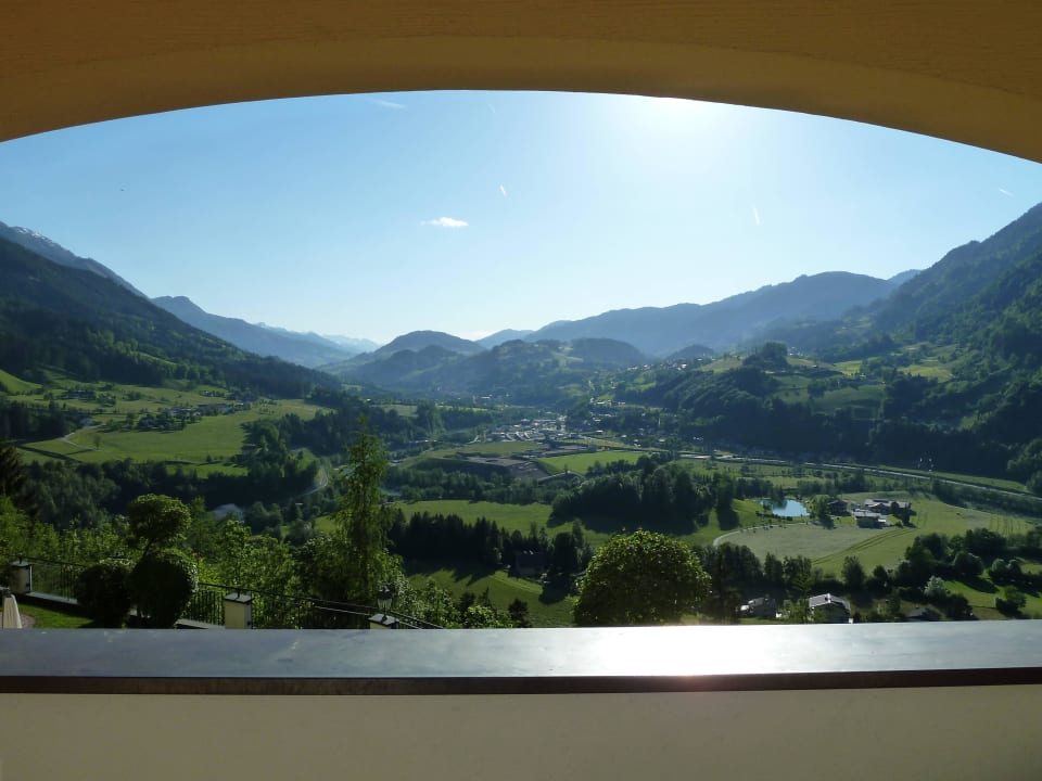 Ausblick aus unserem Zimmer Hotel AlpenSchlössl