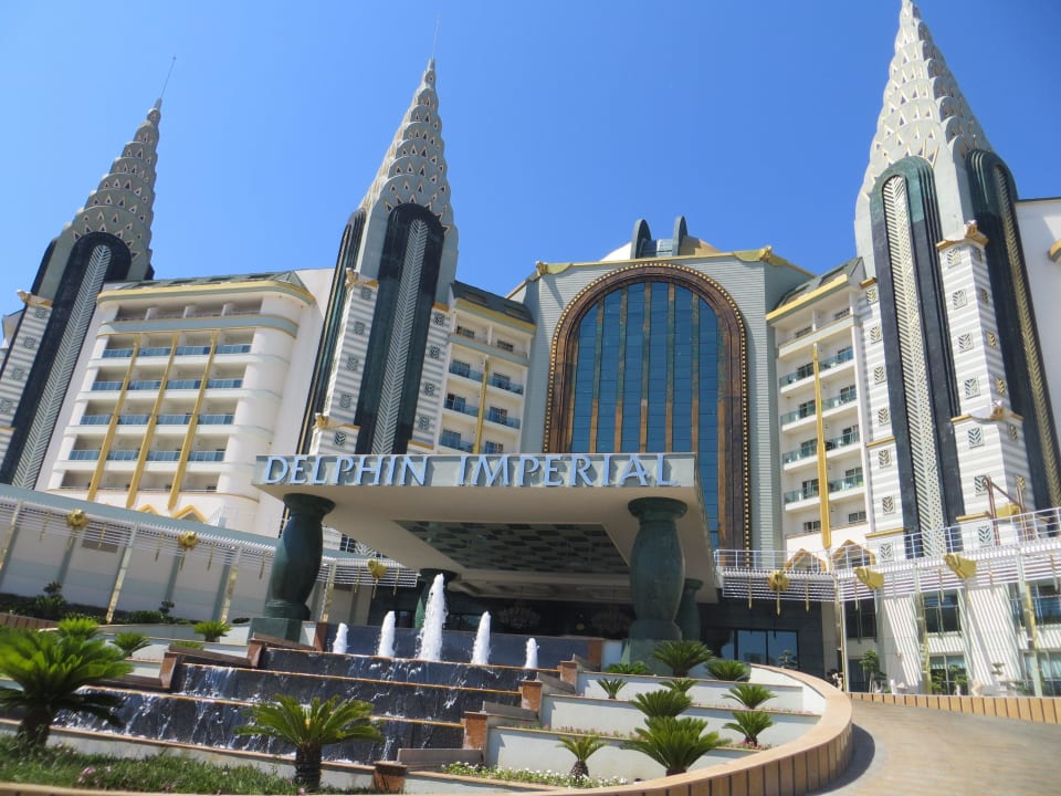 Hoteleingang Hotel Delphin Imperial