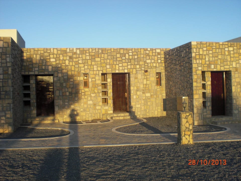 Bungalow von vorn Jebel Shams Camp