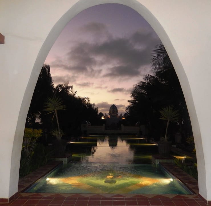 Abenddämmerung Hotel Riu Karamboa