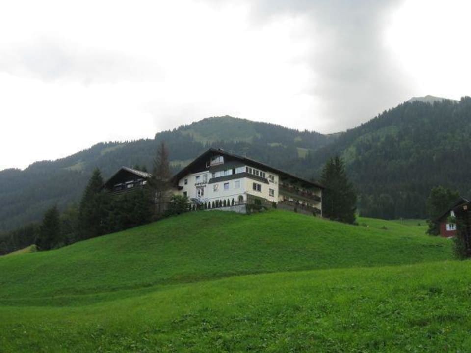 Von unten Gästehaus Wildbach