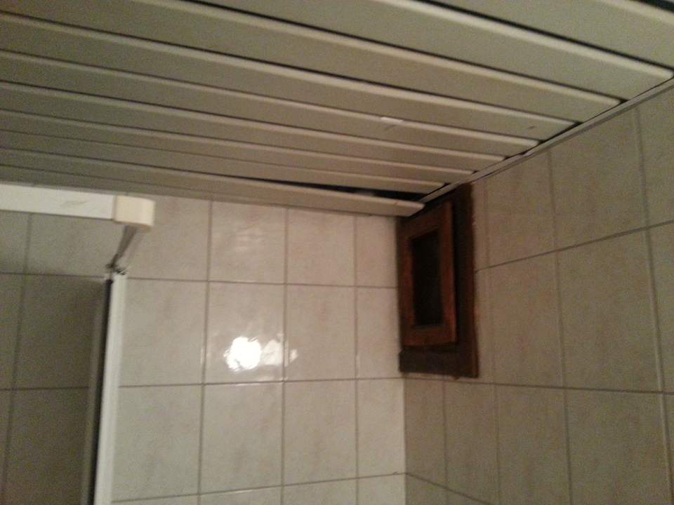 Decke vom Badezimmer Hotel Aslan City Kleopatra