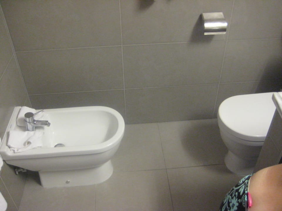 WC und Bidet blau punta reina