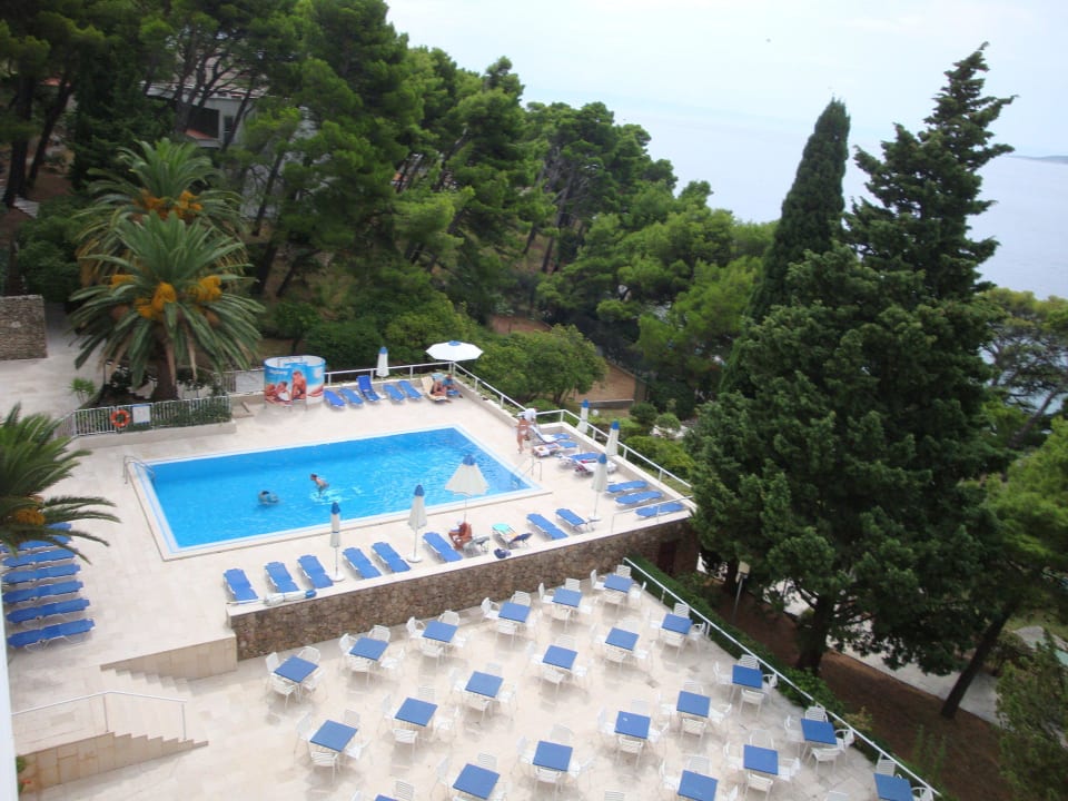 Blick vom Balkon Bluesun Hotel Maestral
