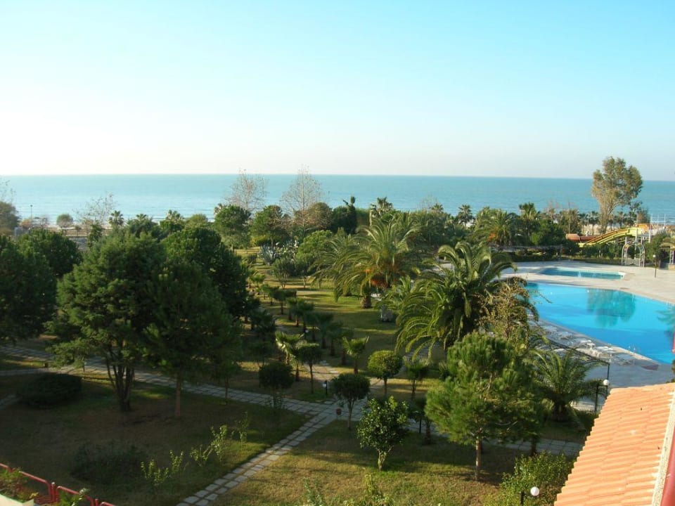 Blick vom Balkon Hotel Miramare Beach