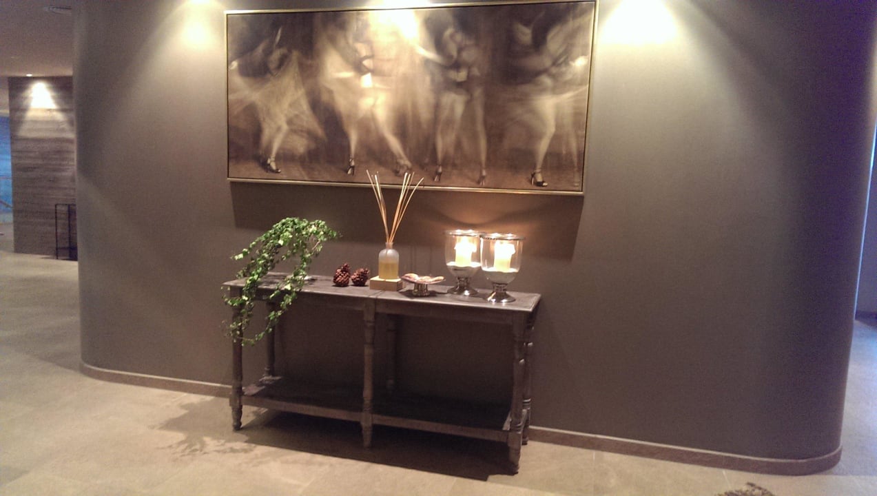 Deko im Spa-Bereich Hotel Chalet Mirabell