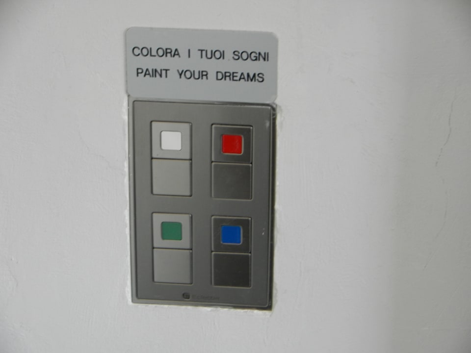 Effektbeleuchtung im Zimmer Best Western Premier Royal Santina