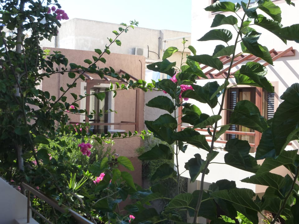 Unser Blick vom Balkon Hotel Lito Paleochora