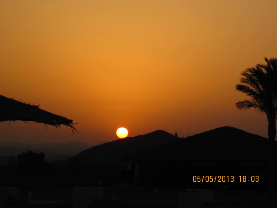 Sonnenuntergang Malikia Resort Abu Dabbab