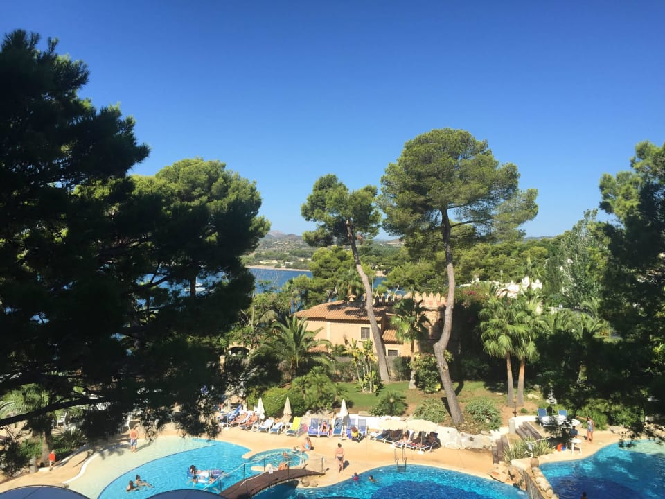 Ausblick vom 3. Stock Hipotels Eurotel Punta Rotja Golf & Spa