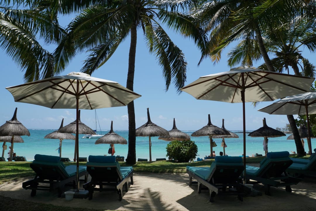 Liegen mit Blick auf Strand Constance Belle Mare Plage