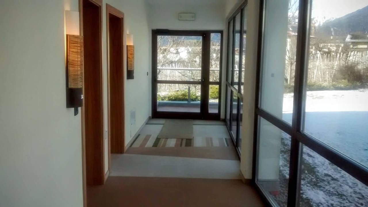 Zugang zu den Apfelzimmern 1. Etage Das Mühlwald - Quality Time Family Resort