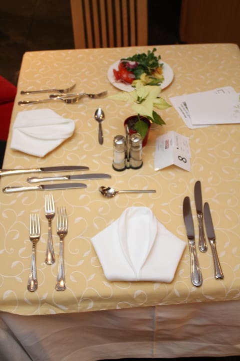 Tolle Tischgestaltung Hotel Belmont