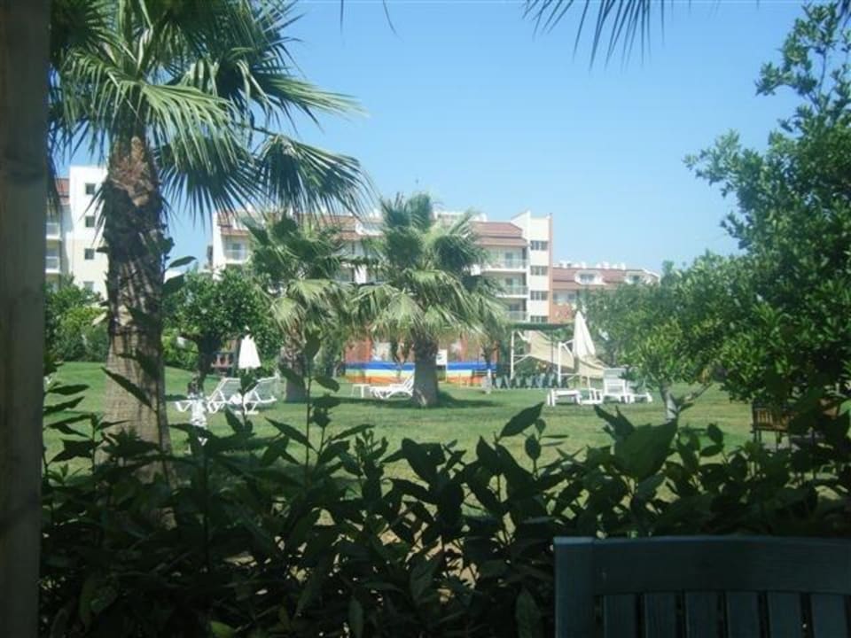 Blick von der Snackbar Hane Family Resort