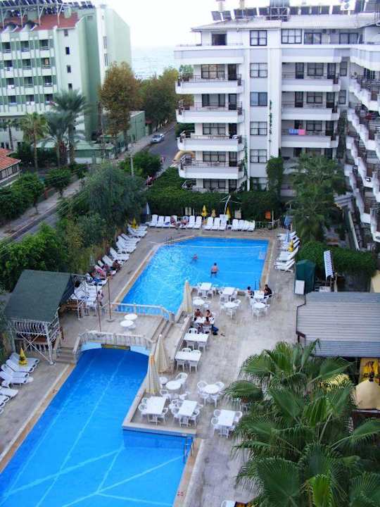Hotel von oben Hotel Anfora