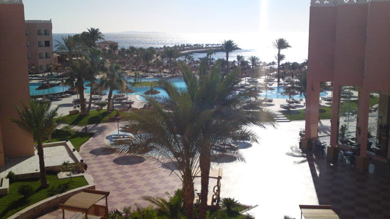 Blick auf den Pool Beach Albatros Resort