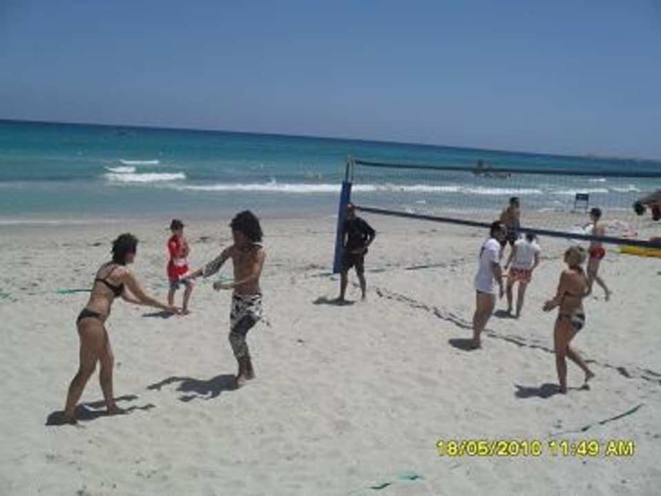 Vollyball spielen Hotel El Mouradi Cap Mahdia