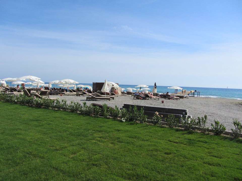 Blick auf den Strand Michell Hotel & Spa